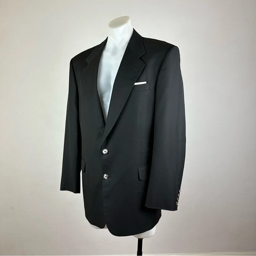 Aquascutum Virgin Wool Regent 100 Sport Coat in Black